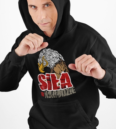 Bluza z kapturem  SIŁA W NARODZIE